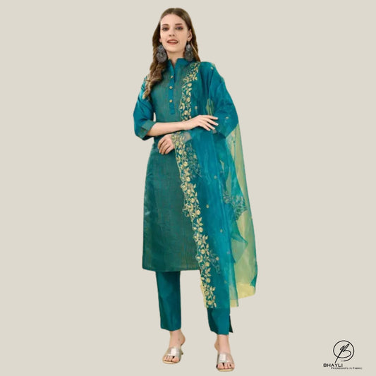 Bhayli's Luxora Banarasi Silk Salwar Set