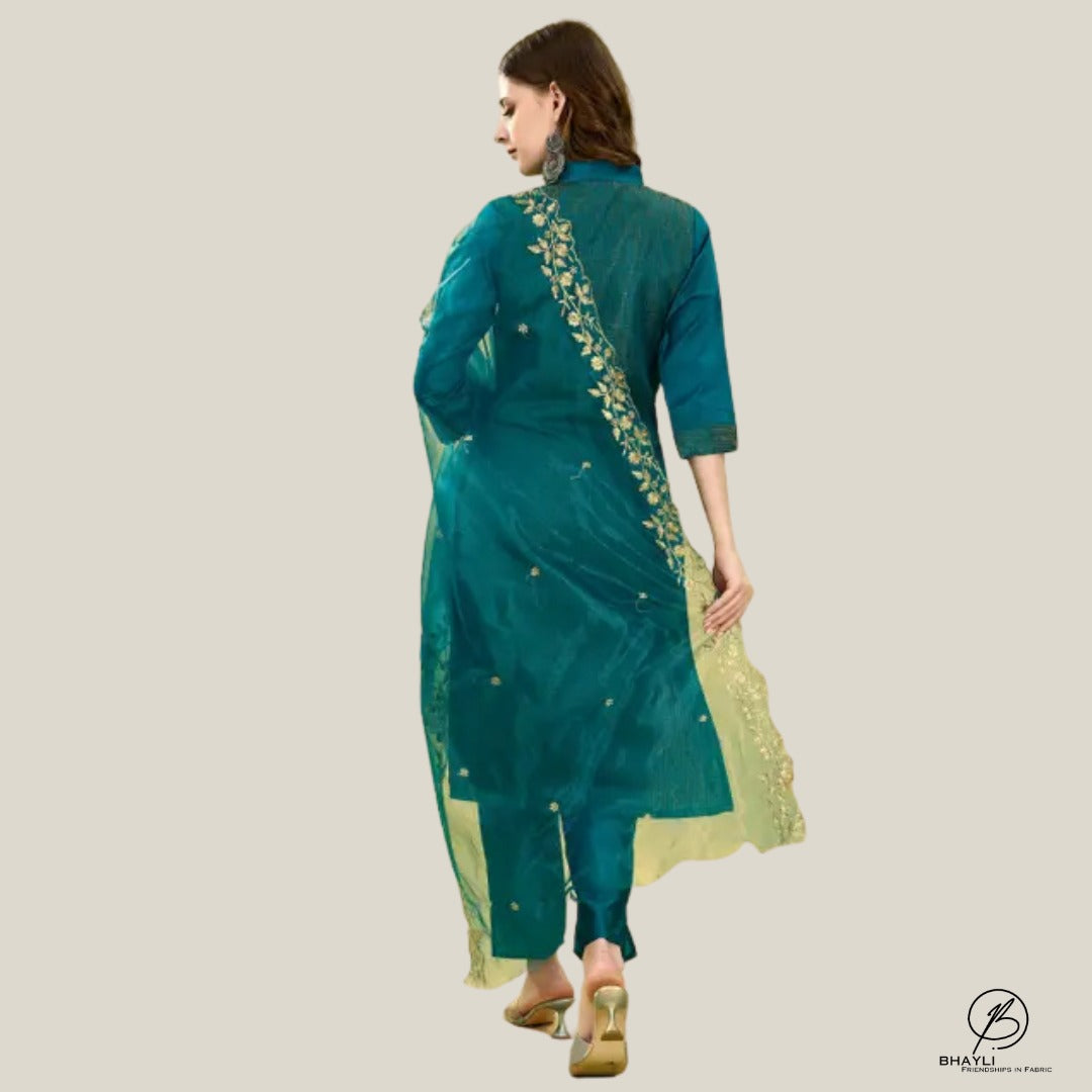 Bhayli's Luxora Banarasi Silk Salwar Set